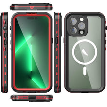Load image into Gallery viewer, Waterproof Case For iPhone 14 Pro Max 14 Pro iPhone 13 Pro Max Protector Full Body Protective Dustproof Magnetic Phone Case Waterproof 360 Degree All-Round Protection with Built-in Screen Protector Outdoor Transparent  Shockproof Case
