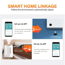 Load image into Gallery viewer, Tuya WiFi/Zigbee Smart Temperature Humidity Sensor SmartLife Smart Home APP Control Thermometer For Alexa Google Assistant
