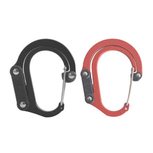 Load image into Gallery viewer, Hybrid Gear Clip - Carabiner Rotating Hook Clip Non-Locking Strong Clips for Camping Fishing Hiking Travel Backpack Out
