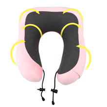 Load image into Gallery viewer, U Shaped Memory Foam Neck Cushion Travel Healthcare Soft Travel Pillow Neck Cervical Airplane Pillow

