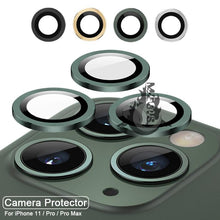 Load image into Gallery viewer, Camera Glass for iPhone 13 Mini Pro Max Glass Protector Camera iPhone 13 Protective Glass iPhone 13 Pro Max Screen Protector  Camera Cover Circle Tempered Glass Protector
