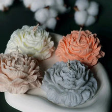 Load image into Gallery viewer, 3D Peony Flower Silicone Candle Mold – DIY Relief Candle, Soap &amp; Resin Mold for Handmade Crafts, Gifts &amp; Home Décor

