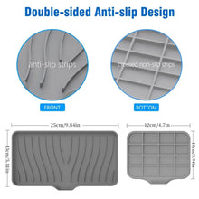 Load image into Gallery viewer, Silicone Drain Soap Dish - Anti-Slip Sink Tray for Kitchen &amp; Bathroom
