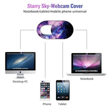 Load image into Gallery viewer, Webcam Cover Shutter Magnet Slider Plastic Camera Cover for iPad Tablet Web Laptop Pc Camera Mobile Phone Lenses Privacy Sticker
