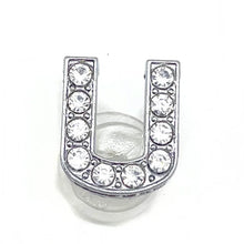 Load image into Gallery viewer, 1pcs Metal Shoes Charms Accessories Garden Rhinestones Letters Shoe Decorations Diy Charm For Crocs Pins Chain X-mas Women Gifts
