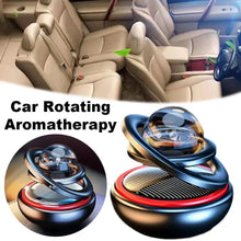 Load image into Gallery viewer, Solar Power Car Perfume – Rotating Aromatherapy Air Freshener &amp; Car Decor
