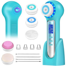 Load image into Gallery viewer, Electric Blackhead Remover Vacuum Suction Facial Cleansing Brush Rechargeable Face Brush Facial Pore Cleanser Skin Care Machine

