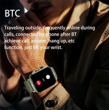 Load image into Gallery viewer, 2024 New 1.95 Outdoor Military Man Smart Watch Men Bluetooth Call Smartwatch Men For Android IOS IP68 Waterproof Ftiness Watches
