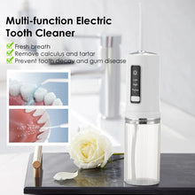 Load image into Gallery viewer, Tooth Cleaner Oral Irrigator Dental Scaler Cordless Teeth Flusher Dental 230ML Water Tank Storage Base Clean Tartar Rechargeable
