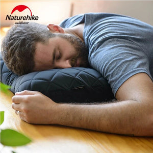 Naturehike Inflatable Pillow Travel Air Pillow Neck Camping Sleeping Gear Fast Portable TPU Office Outdoor Hiking