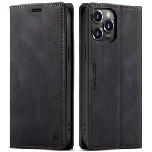 Load image into Gallery viewer, Vintage Wallet Case Card Holder Kickstand Built-in Magnetic Flip Leather Case for iPhone  Leather Cases for iPhone 14 13 12 11 Pro Max Mini XR XS Max 8 7 6s Plus Wallet Flip Cover

