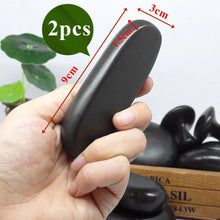 Load image into Gallery viewer, Hot Stone Massage Set Relieve Stress Back Pain Health Care Acupressure Lava Basalt Stones for Healthcare hot spa rock
