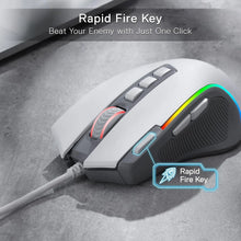 Load image into Gallery viewer, Redragon M612 RGB Gaming 8000 DPI Wired Optical Gamer Mouse 9 Programmable Buttons &amp; 5 Backlit Modes
