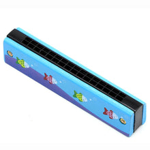 Load image into Gallery viewer, 1pc/2/4pcs Children Wooden Harmonica Musical Instrument Toys Music Teaching Aids Puzzle Early Education Kindergarten Beginners
