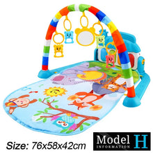 Load image into Gallery viewer, Baby Fitness Play Gym with Music &amp; Piano Mat

