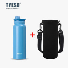 Load image into Gallery viewer, Stainless Steel Insulated Water Bottle (600-1200ml) | Hot &amp; Cold Thermal Tumbler with Handle | Portable Vacuum Flask for Sports &amp; Travel
