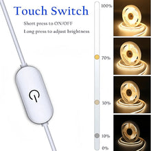 Load image into Gallery viewer, LED COB USB Strip Light – Touch Dimmer Indoor Lighting
