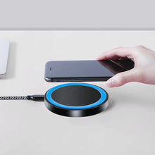 Load image into Gallery viewer, 5W Wireless Charger Pad Stand for iPhone 14 13 12 11 Pro X 8 Samsung Xiaomi Phone Chargers Induction Fast Charging Dock Station
