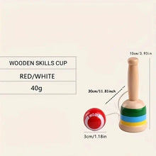 Load image into Gallery viewer, Montessori Wooden Skill Sword Cup Toy – Educational Throw &amp; Catch Game
