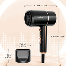 Load image into Gallery viewer, Sejoy 1800W Electric Hair Dryer 110v Hair Dryer Personal Hair Care Styling Negative Ion Tool Constant Anion Hair Dryers
