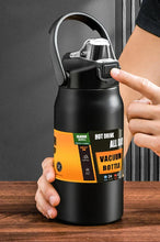 Load image into Gallery viewer, Stainless Steel Insulated Water Bottle with Straw (40oz) | Keeps Drinks Cold for 24 Hrs &amp; Hot for 8 Hrs | Leakproof Vacuum Flask for Sports &amp; Travel
