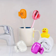 Load image into Gallery viewer, Travel Toothbrush Cover – Waterproof Protective Case with Clip
