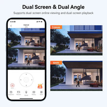 Load image into Gallery viewer, 8MP 4K Dual Lens Wifi PTZ Camera Smart Home Night Vision Dual Screen Outdoor 6MP Security Protection CCTV IP Camera V380 Pro APP
