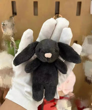 Load image into Gallery viewer, Cute Cartoon Rabbit Plush Keychain – Pompom Bag &amp; Phone Pendant
