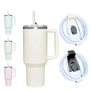 Replacement Lid Compatible with Stanley Adventure Quencher Travel 40 OZ Clear Spill Proof Tumbler Cover Compatible with Stanley