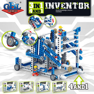 Kazi Building Blocks Gear Mechanical Power Group Robot Teaching Aids Science and Education Small Particle Assembly Toy Boys Gift