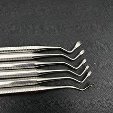 Load image into Gallery viewer, 6pcs/set Dental Excavator Set of 6 Restorative Spoon Dental Instrument Tooth Whitening Pick Whientener Bleah Remove Stain
