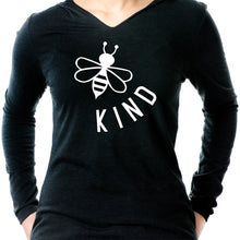 Load image into Gallery viewer, Bee Kind Tapered Long Sleeve Hoodie
