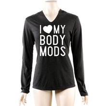 Load image into Gallery viewer, I Love My Body Mods Tapered Long Sleeve Hoodie
