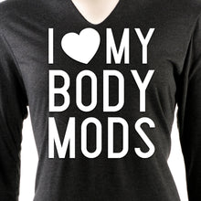 Load image into Gallery viewer, I Love My Body Mods Tapered Long Sleeve Hoodie
