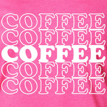 Load image into Gallery viewer, Coffee Coffee Coffee Coffee Coffee Black Long Sleeve Hoodie
