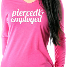 Load image into Gallery viewer, Pierced &amp; Employed Tapered Long Sleeve Hoodie

