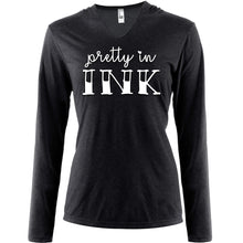 Load image into Gallery viewer, Pretty in Ink Tapered Long Sleeve Hoodie
