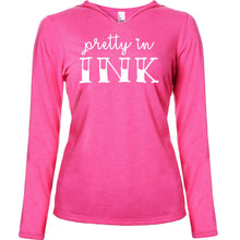 Load image into Gallery viewer, Pretty in Ink Tapered Long Sleeve Hoodie
