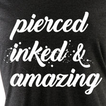 Load image into Gallery viewer, Pierced Inked &amp; Amazing Gray Frost Tapered Long Sleeve Hoodie
