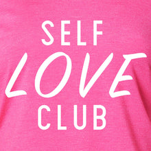 Load image into Gallery viewer, Self Love Club Black Tapered Long Sleeve Hoodie
