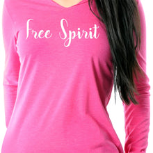 Load image into Gallery viewer, Free Spirit Tapered Long Sleeve Hoodie
