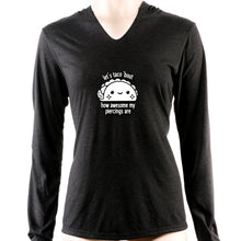 Load image into Gallery viewer, Let's Taco 'bout My Piercings Tapered Long Sleeve Hoodie
