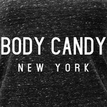 Load image into Gallery viewer, Body Candy New York Black Gray Cosmic Twist Back Tank Top
