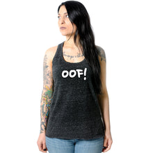 Load image into Gallery viewer, oof! Black Gray Cosmic Twist Back Tank Top
