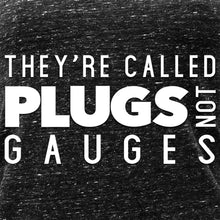 Load image into Gallery viewer, They're Called Plugs NotGs Black Gray Cosmic Twist Back Tank Top
