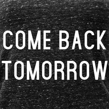 Load image into Gallery viewer, Come Back Tomorrow Black Gray Cosmic Twist Back Tank Top

