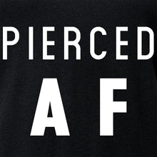 Load image into Gallery viewer, Pierced AF Black Tapered V-Neck Tee Shirt
