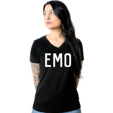 Load image into Gallery viewer, Emo Tapered V-Neck Tee Shirt
