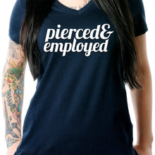 Load image into Gallery viewer, Pierced &amp; Employed Tapered V-Neck Tee Shirt
