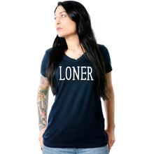 Load image into Gallery viewer, Loner Tapered V-Neck Tee Shirt
